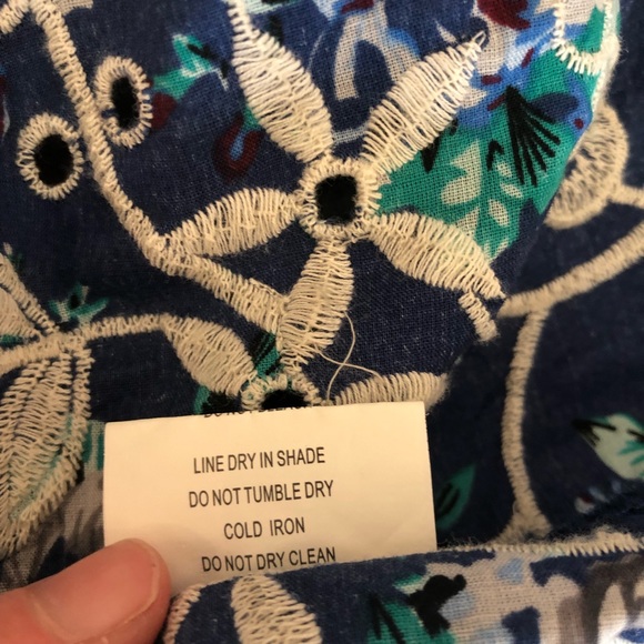 Here Comes The Sun navy floral maxi dress size 10 - Picture 13 of 13